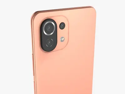 Xiaomi Mi 11 Lite Full Colors 3D model