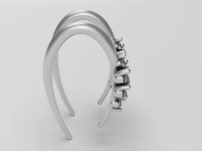 Earrings ready for print 3D print model