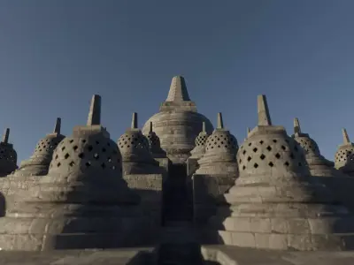 Borobudur Temple 3D model