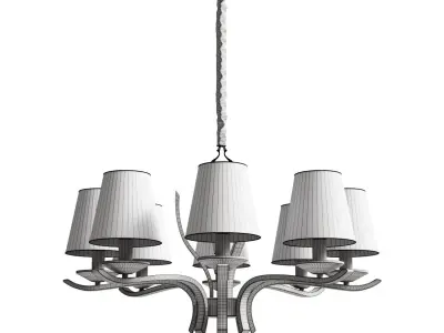 Chandeliers on a chain Vitaluce Chandelier v5248 8 8xe14 3D model