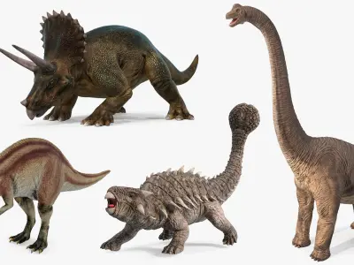  Herbivorous Dinosaurs Collection 2 