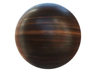 Ebony wood veneer seamless texture 3D model