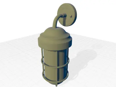Ediline Armed Sconce 3D model