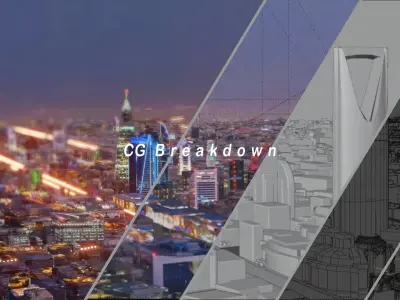 Saudi Arabia - textured veiw only from one side Low-poly 3D model