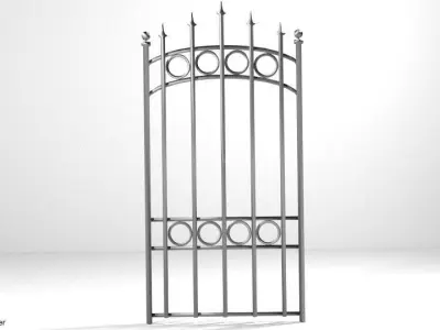 Steel Gate Type 3 3D model