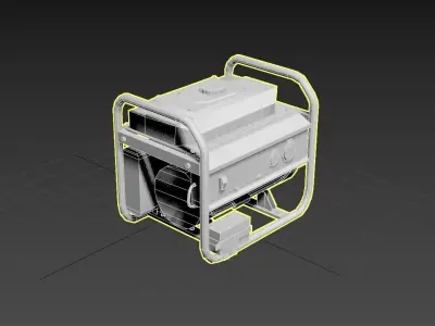 Generator Game-ready Model - Gest Low-poly 3D model