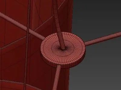 Logico triple nested pendant light 3D model