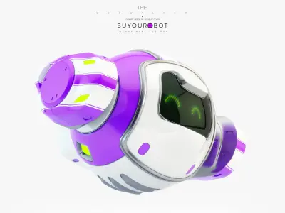 Dog walker VIII bot 3D model