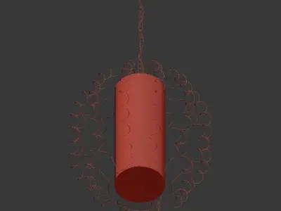 Langston Orb Chandelier 3D model