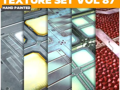 Scifi Vol 87 -  Game PBR Textures Texture