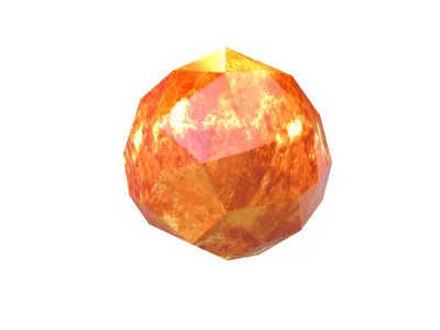 Style Sun v1 001 Free low-poly 3D model