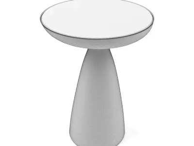 Four Hands - Marlow Mod Pedestal Table 3D model