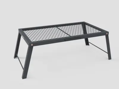 Folding Camping Table Low-poly 3D model