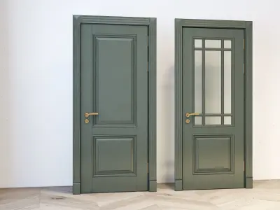 Door Number 1 -002 Low-poly 3D model