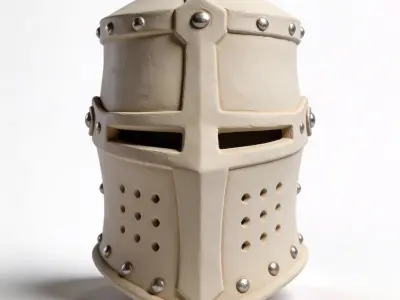Helmet Base Mesh Collection 3D model