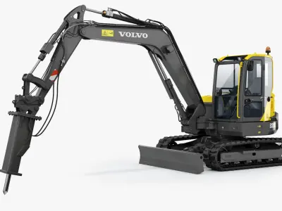  Volvo ECR88D Compact Excavator 