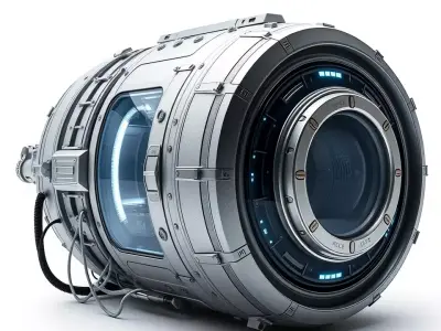 Futuristic SciFi Energy Core model pack Low-poly 3D model buy