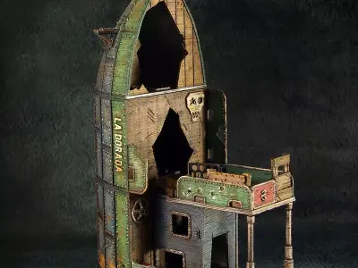 La Dorada Scout Tower 3D print model