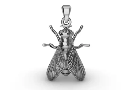 Fly Pendant 3D print model