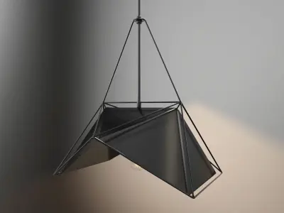 Wire framed Ceiling 3D model