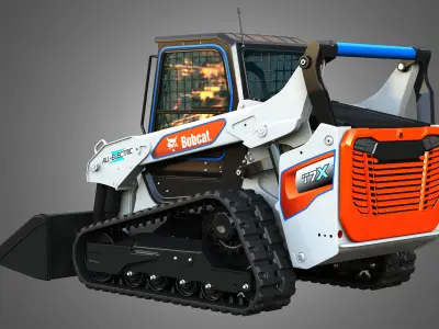T7X All Electric Compact Track Loader - Bucket 3D model