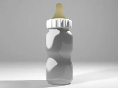Pacifeeder baby bottle 3D model