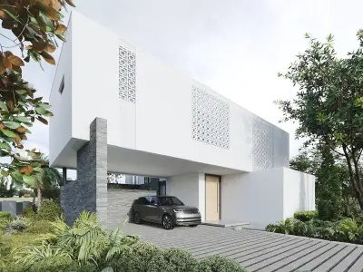 ProVis3D 038 - Modern Exterior Series Bianca 3D model