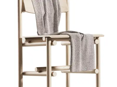 MUECKE WOOD By Knoll Low-poly 3D model