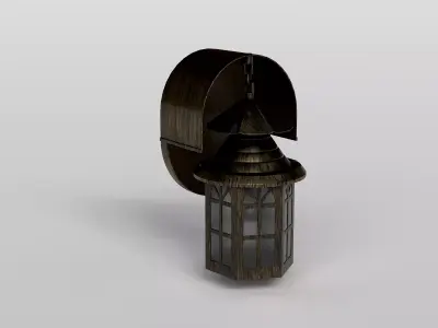 STREET LAMP 3D model 6