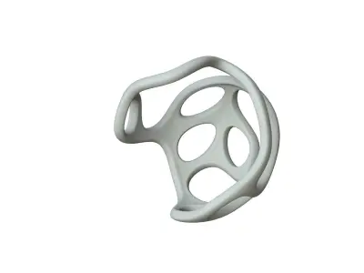 SciFi Cube Object No 42382 Low Poly Shape Texture