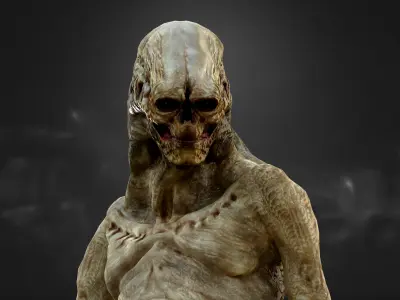 The Newborn  Low-poly 3D model