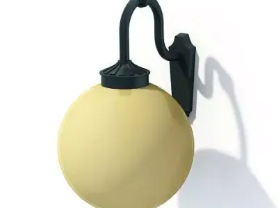 Sphere Garden Lamp 3D model
