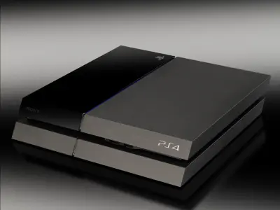 Sony PlayStation 4 Game Console Low-poly 3D model