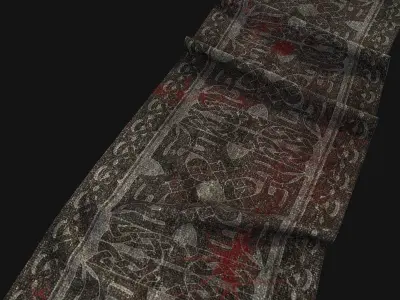 Old Carpet 3 3D model