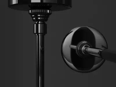 Branching bubble 2 lamps 3D model