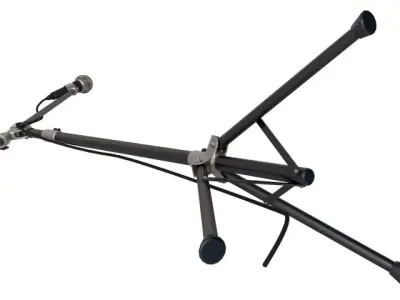 Microphone and Stand 3D model