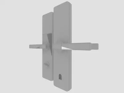 Digital door lock Free 3D model