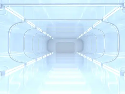 Sci-Fi Futuristic Corridor 3D model