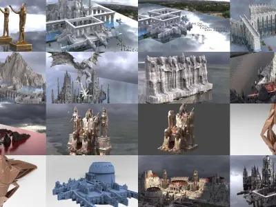 River Nile Full Collection 3D Model Pack