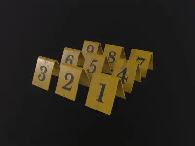 Crime Evidence 3D Model Low-poly 3D model