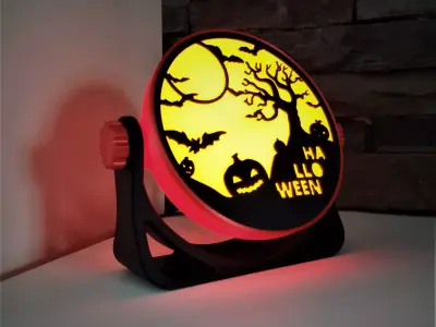 Halloween lamp 3D print model