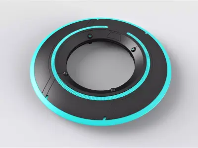 Identity disk from the movie Tron Legacy 2010 3D print model