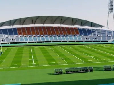 Kumamoto Prefectural Sports Park - Japan 3D model
