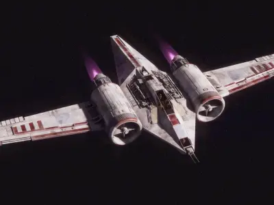 Incom BT-47C T-Wing Strategic Bomber 3D model