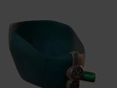 Gas mask helmet 3d model scifi Low-poly  Low-poly 3D model