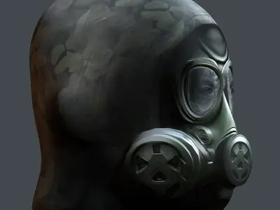 Helmet 3d model military combat Military Low-poly Low-poly 3D model