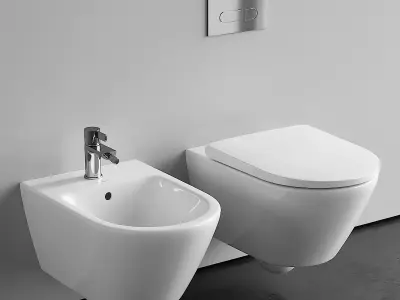 Duravit D-Neo Wall-Hung WC 3D model