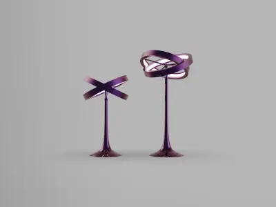 stand light Modern Minimal 3D model