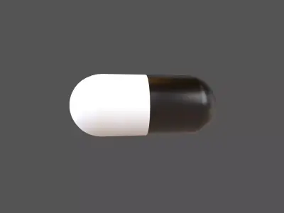 Pills v4 013 Low-poly 3D model