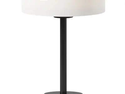 Blown Glass Disc Table Lamp - In Common With 3D model